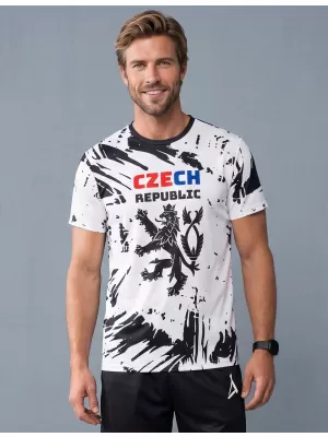 Tricou funcțional premium pentru bărbați ALTISPORT x CZE VOJ/ALM036TR01 ABSTRACTIZARE