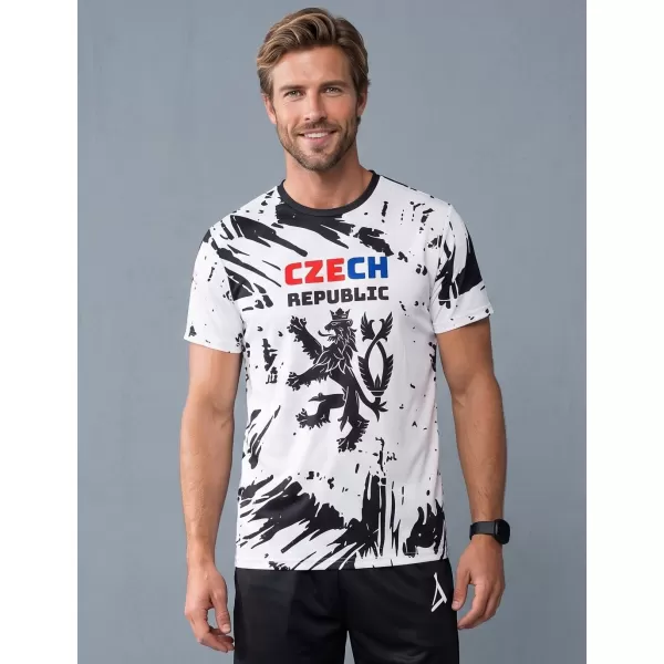  Tricou funcțional premium pentru bărbați ALTISPORT x CZE VOJ/ALM036TR01 ABSTRACTIZARE 