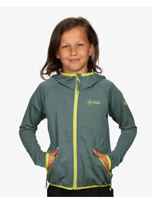 Hanorac fleece pentru băieți KILPI MEMPHIS-JB VJ0201KI KAKI