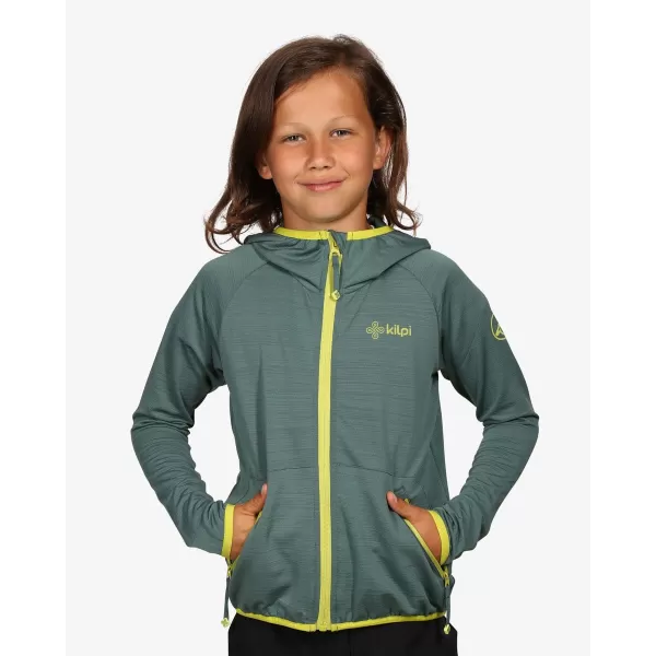  Hanorac fleece pentru băieți KILPI MEMPHIS-JB VJ0201KI KAKI 