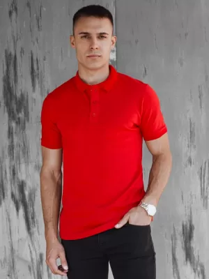 Mens t -thirt cu guler DSTREET PX0598 ROŞU