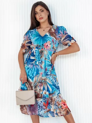 Rochie DSTREET BLOSSOM LOVE EY2524 ALBASTRU