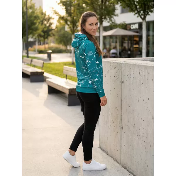  Hanorac funcțional premium pentru femei ALTISPORT VOJ/ALW034MI01 SMARALD 