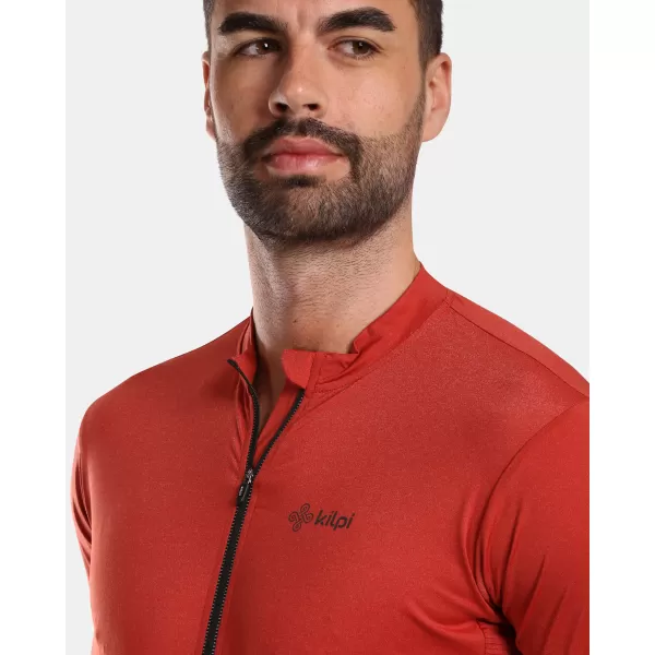  Tricou de ciclism pentru bărbați KILPI CAVALET-M VM0357KI ROȘU ÎNCHIS 