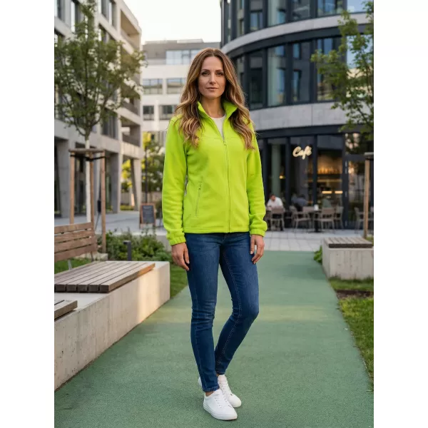  Hanorac de damă din fleece ALTISPORT NP/ALW405 LĂMÂIE VERDE 