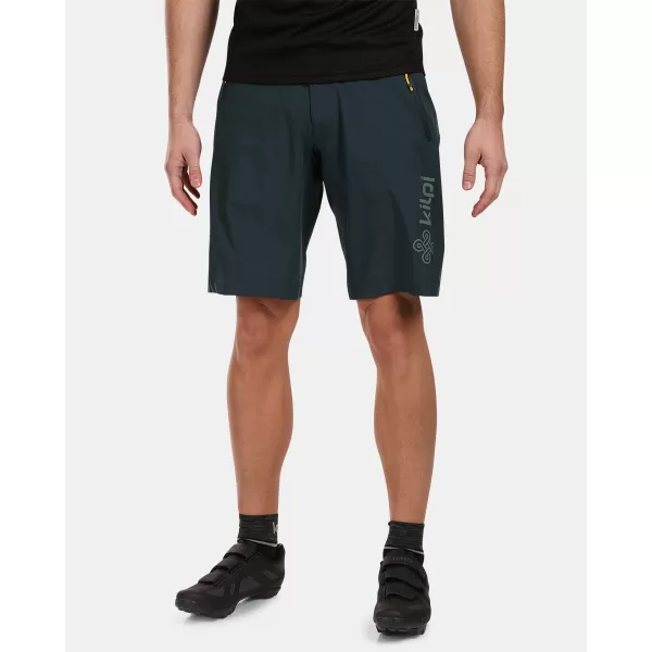  Pantaloni scurți de ciclism pentru bărbați KILPI HIXON-M VM0454KI VERDE ÎNCHIS 