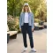 Pantaloni de trening pentru femei ALTISPORT NP/ALW306 ALBASTRU MARIN