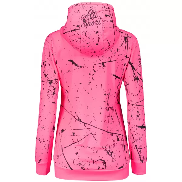  Hanorac funcțional premium pentru femei ALTISPORT VOJ/ALW034MI01 ROZ NEON 