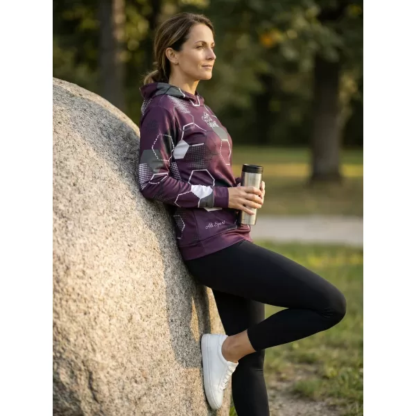  Hanorac funcțional premium pentru femei ALTISPORT VOJ/ALW037MI01 VIOLET 