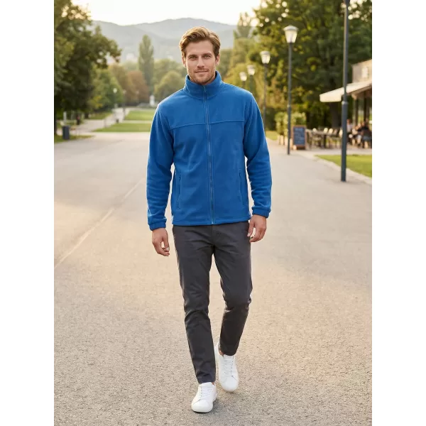  Hanorac pentru bărbați din fleece ALTISPORT NP/ALM105 ALBASTRU AZUR 