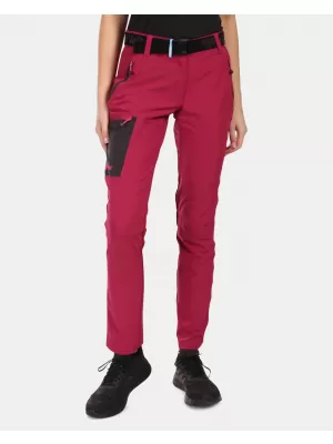 Pantaloni de dama KILPI BELVELA-W VL0407KI ROȘU ÎNCHIS