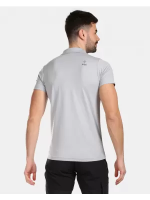 Tricou pentru bărbați cu guler KILPI GIVRY-M VM0304KI GRI DESCHIS