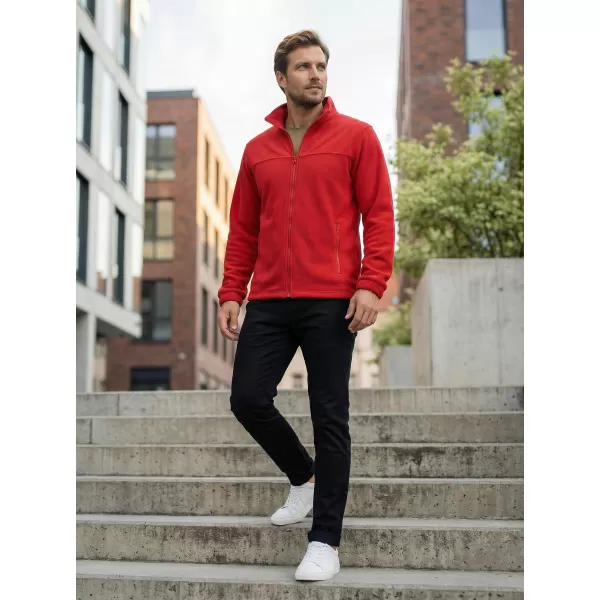  Hanorac pentru bărbați din fleece ALTISPORT NP/ALM105 ROȘU 