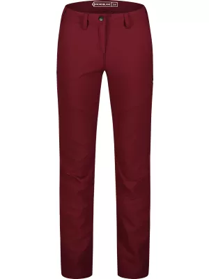 Pantaloni de dama NORDBLANC SHINING NBSPL8045 BURGUNDIA