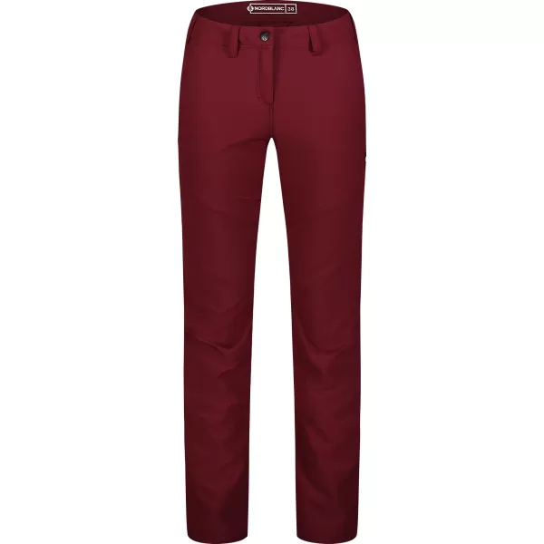 Pantaloni de dama NORDBLANC SHINING NBSPL8045 BURGUNDIA 