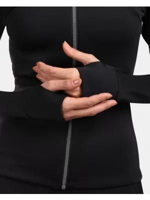 Hanorac de damă din fleece KILPI LAJEN-W VL0206KI NEGRU