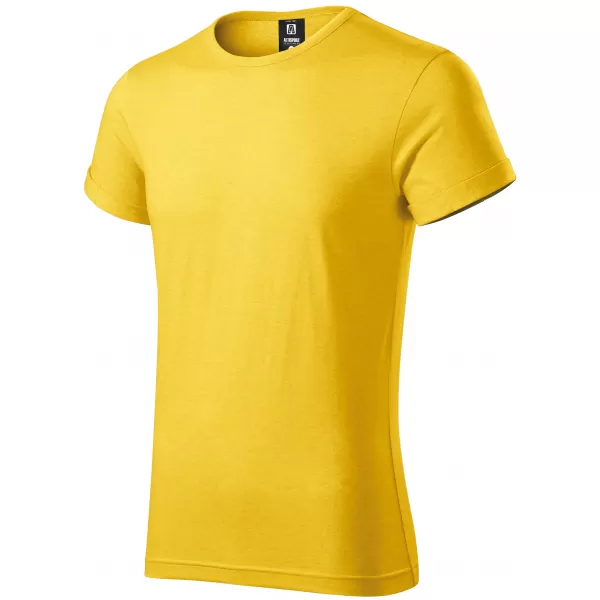  Tricou pentru bărbați ALTISPORT NoPrint NP/ALM361 EVIDENȚIERE GALBENĂ 