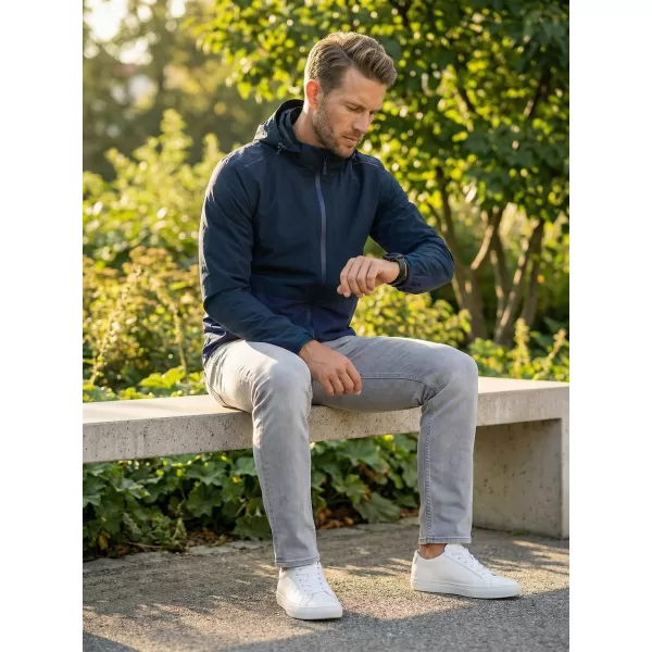  Jachetă pentru bărbați ALTISPORT NoPrint NP/ALM835 ALBASTRU MARIN 