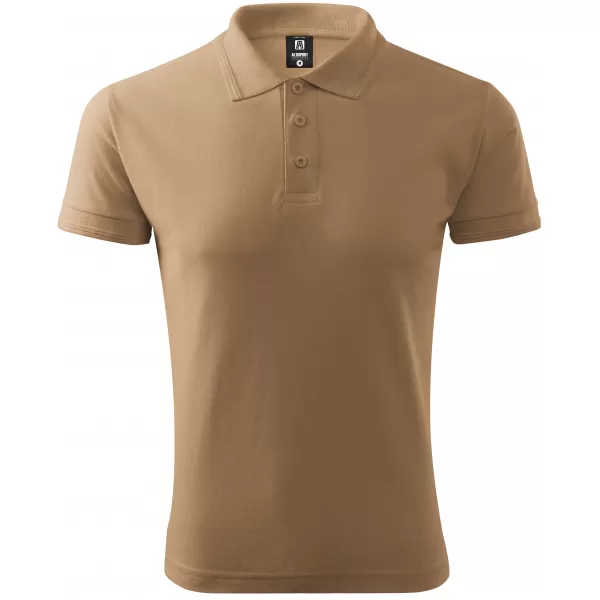  Tricou pentru bărbați cu guler ALTISPORT NP/ALM302 NISIPOS 