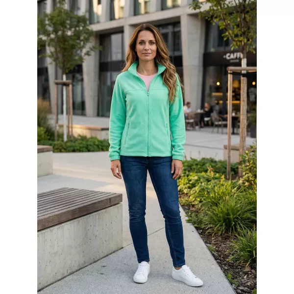  Hanorac de damă din fleece ALTISPORT NP/ALW405 MENTĂ 