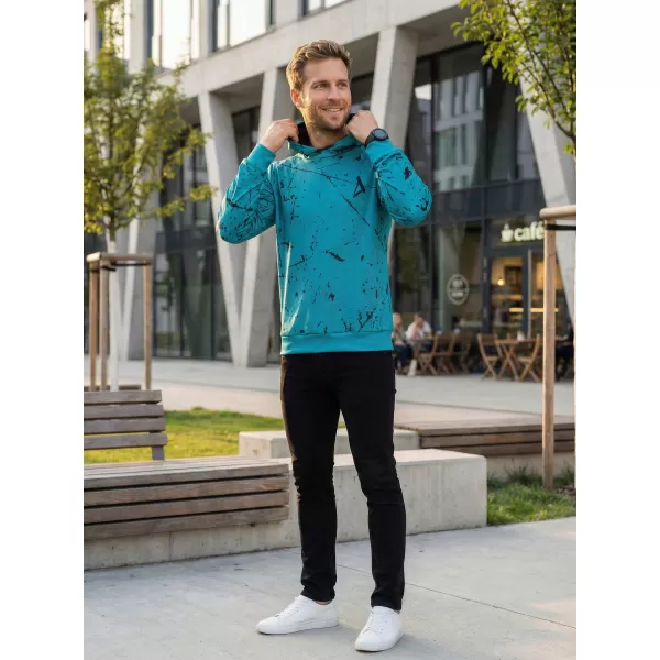  Hanorac funcțional premium pentru bărbați ALTISPORT VOJ/ALM034MI01 SMARALD 
