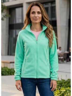 Hanorac de damă din fleece ALTISPORT NP/ALW405 MENTĂ