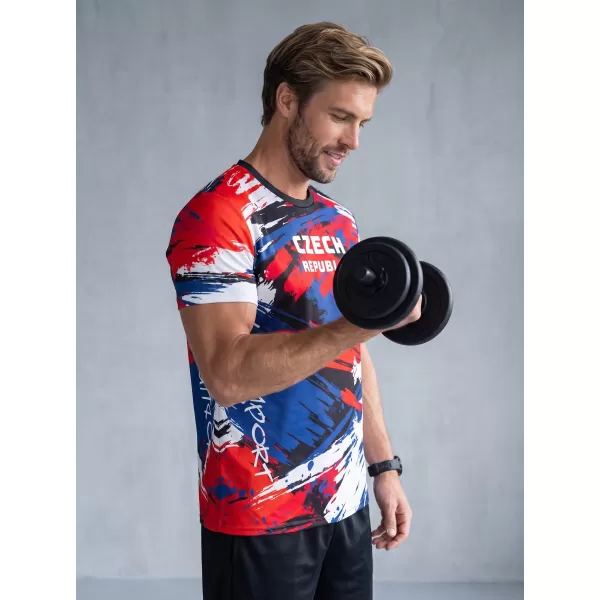  Tricou funcțional premium pentru bărbați ALTISPORT x CZE VOJ/ALM036TR01 CEH 