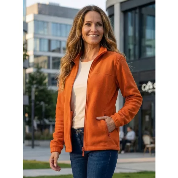  Hanorac de damă din fleece ALTISPORT NP/ALW405 PORTOCALE 