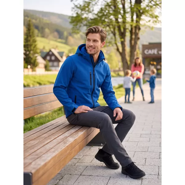  Jachetă softshell pentru bărbați ALTISPORT NP/ALM225 ALBASTRU REGAL 