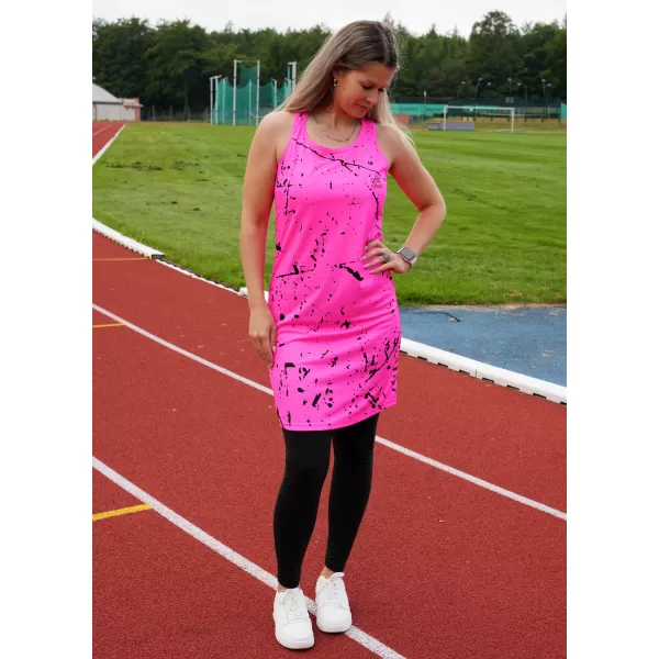  Rochie vestă funcțională premium pentru femei ALTISPORT VOJ/ALW034SAT01 ROZ NEON 