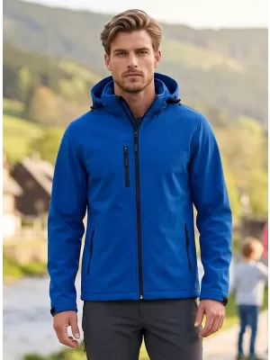 Jachetă softshell pentru bărbați ALTISPORT NP/ALM225 ALBASTRU REGAL