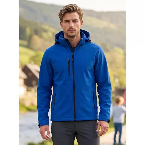  Jachetă softshell pentru bărbați ALTISPORT NP/ALM225 ALBASTRU REGAL 