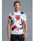 Tricou funcțional premium pentru bărbați ALTISPORT x CZE VOJ/ALM036TR01 HEXA ALB