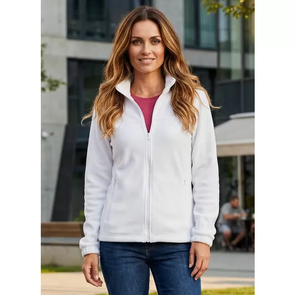  Hanorac de damă din fleece ALTISPORT NP/ALW405 ALB 