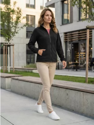 Hanorac de damă din fleece ALTISPORT NP/ALW405 GRI ABANOS
