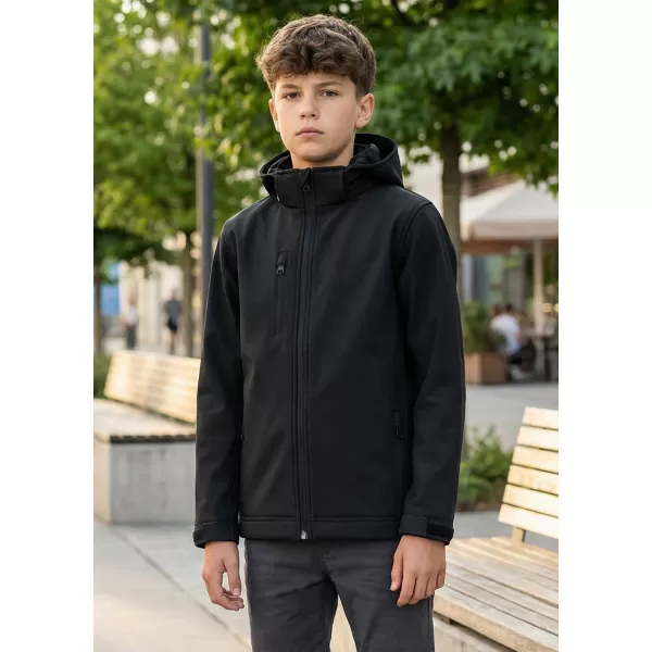  Jachetă softshell pentru copii ALTISPORT NP/ALK535 NEGRU 