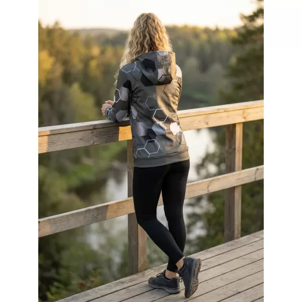  Hanorac funcțional premium pentru femei ALTISPORT VOJ/ALW037MI01 GRI 