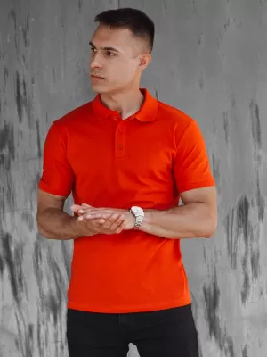 Mens t -thirt cu guler DSTREET PX0609 PORTOCALE