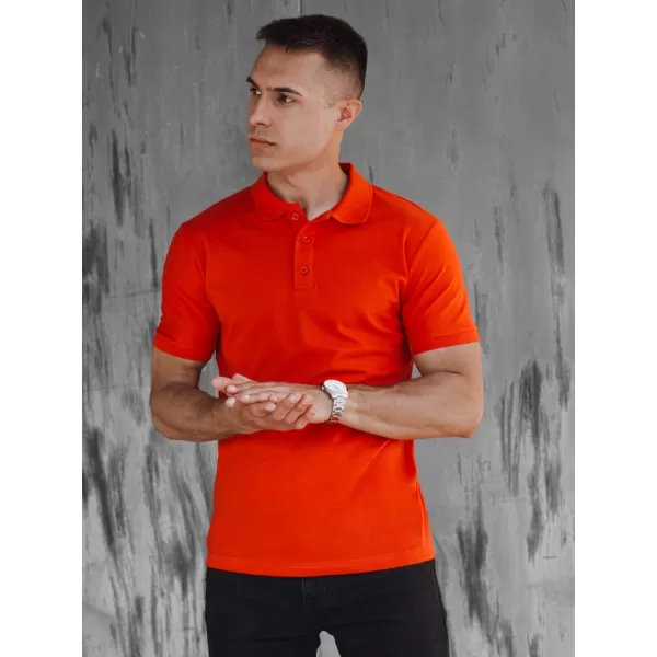  Mens t -thirt cu guler DSTREET PX0609 PORTOCALE 