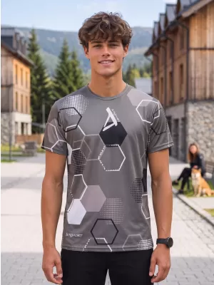 Tricou funcțional premium pentru bărbați ALTISPORT VOJ/ALM037TR01 GRI