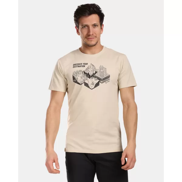  Tricou pentru bărbați KILPI VIBE-M VM0374KI BEJ 