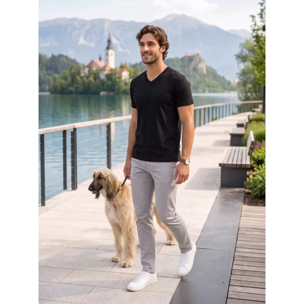  Tricou pentru bărbați ALTISPORT NoPrint NP/ALM007 NEGRU 