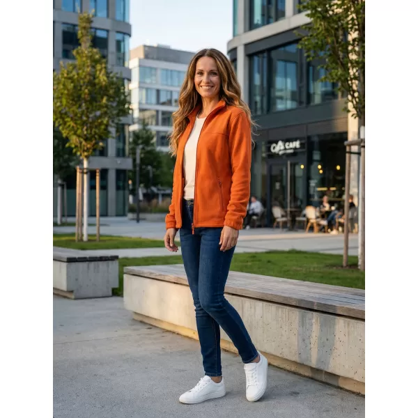  Hanorac de damă din fleece ALTISPORT NP/ALW405 PORTOCALE 
