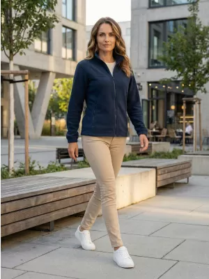 Hanorac de damă din fleece ALTISPORT NP/ALW405 ALBASTRU MARIN