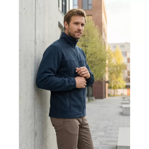  Hanorac pentru bărbați din fleece ALTISPORT NP/ALM105 ALBASTRU MARIN 