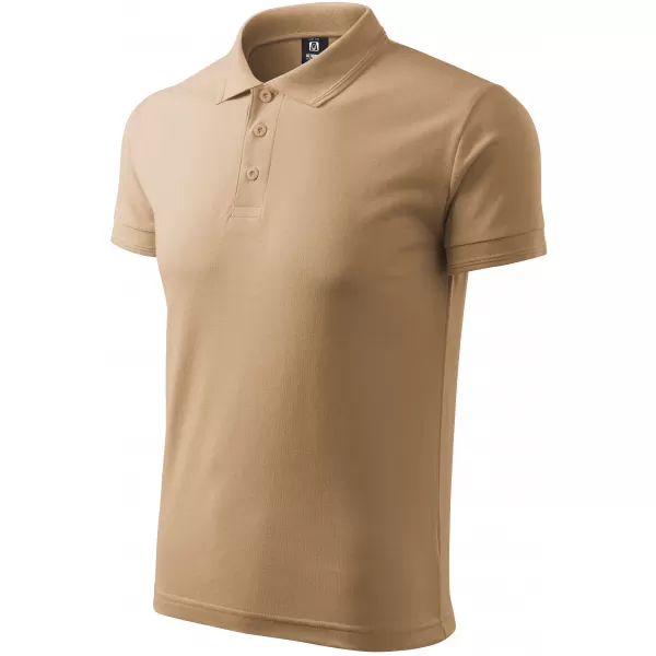  Tricou pentru bărbați cu guler ALTISPORT NP/ALM302 NISIPOS 