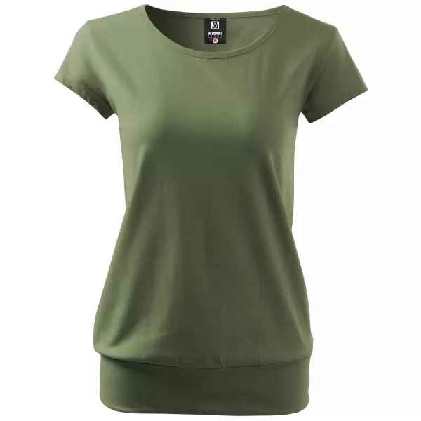  Tricou pentru femei ALTISPORT NP/ALW021 KAKI 