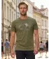 Pánské triko ALTISPORT CARRYOVER ALM160AL805 KHAKI