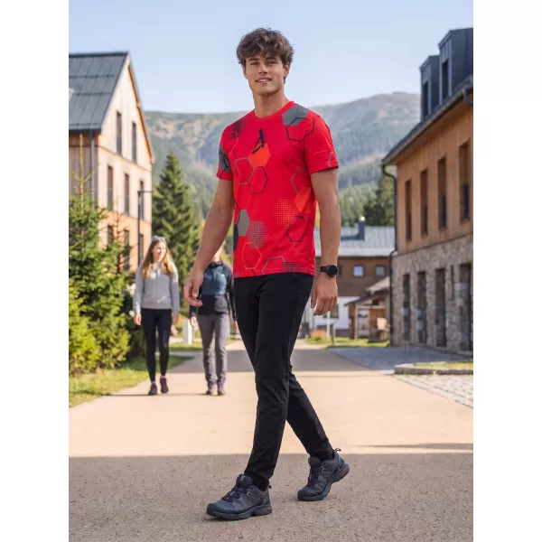  Tricou funcțional premium pentru bărbați ALTISPORT VOJ/ALM037TR01 ROȘU 