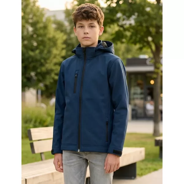  Jachetă softshell pentru copii ALTISPORT NP/ALK535 ALBASTRU MARIN 